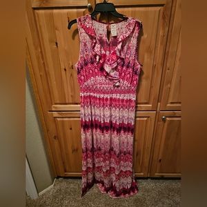 2X Sleeveless Maxi Dress